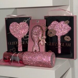 NEW Glitz & Glam Pink Sparkle Beauty Bundle